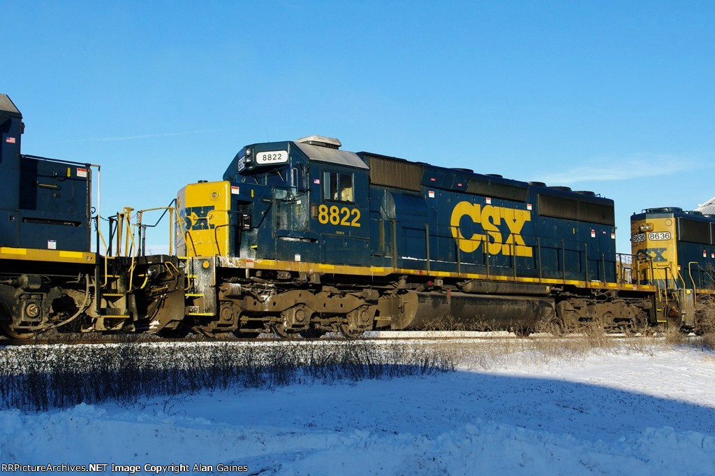 CSX SD40-2 8822